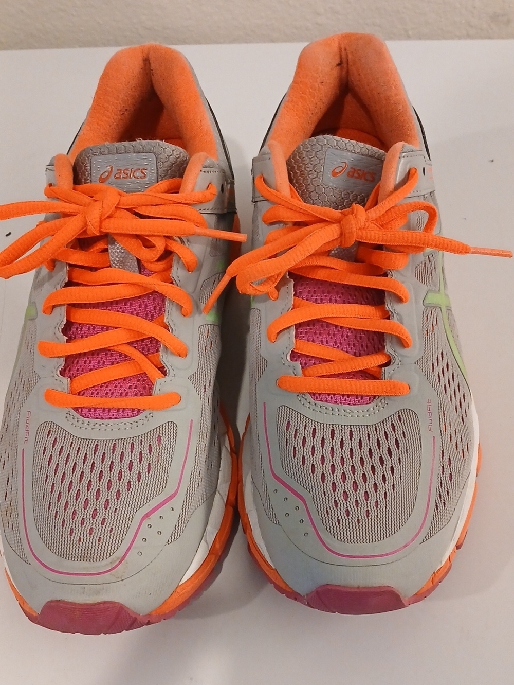 ASICS Gray/Orange Gel Kayano 22 Size 9 1/2